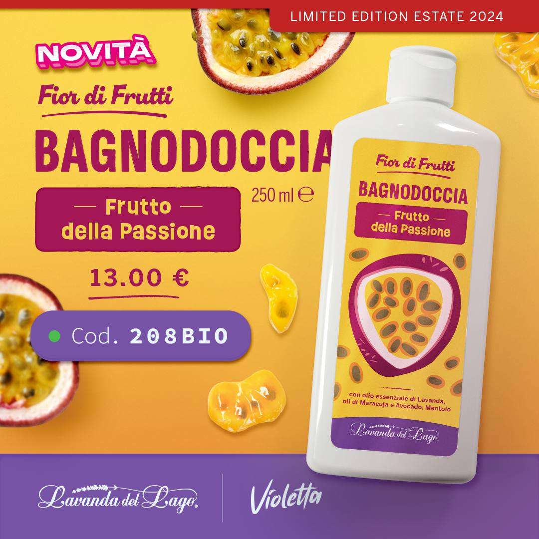 Bagnodoccia Frutto della Passione Linea Fior di Frutti