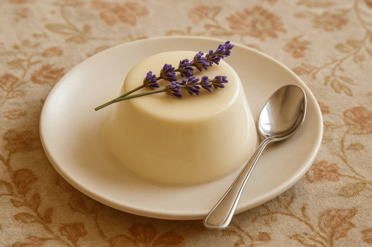 Panna cotta alla lavanda