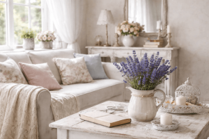 Armonia tra Lavanda e stile Shabby Chic